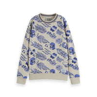 Scotch Shrunk Stereo Lvs Conversion Aop Sweatshirt
