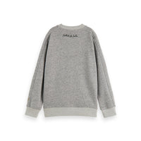 Scotch Shrunk Grey Melange Artwork Sweatshirt
