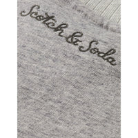 Scotch Shrunk Grey Melange Artwork Sweatshirt