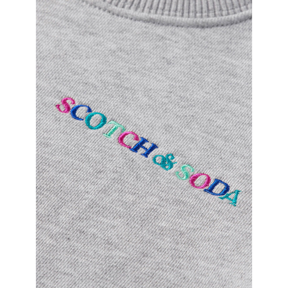 Scotch Shrunk Grey Melange Regular Fit Sweatshirt