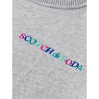 Scotch Shrunk Grey Melange Regular Fit Sweatshirt