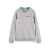 Scotch Shrunk Grey Melange Regular Fit Sweatshirt