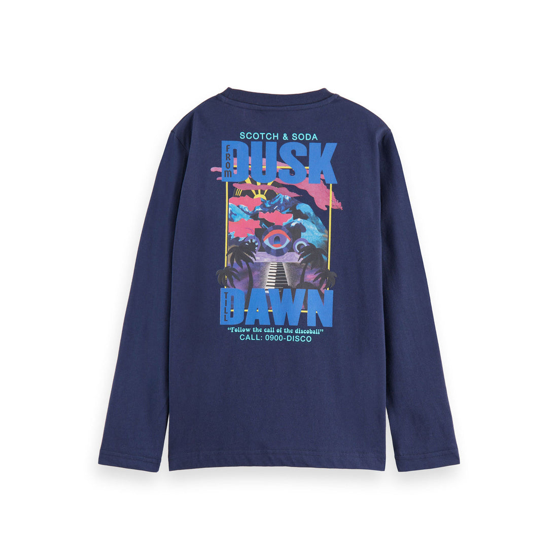 Scotch Shrunk Night Long Sleeved Artwork T Shirt