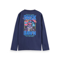 Scotch Shrunk Night Long Sleeved Artwork T Shirt
