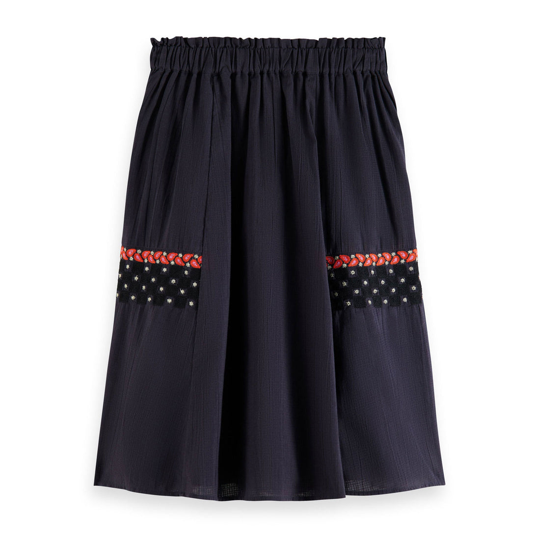 Scotch Shrunk Midnight Embroidered Mini Skirt