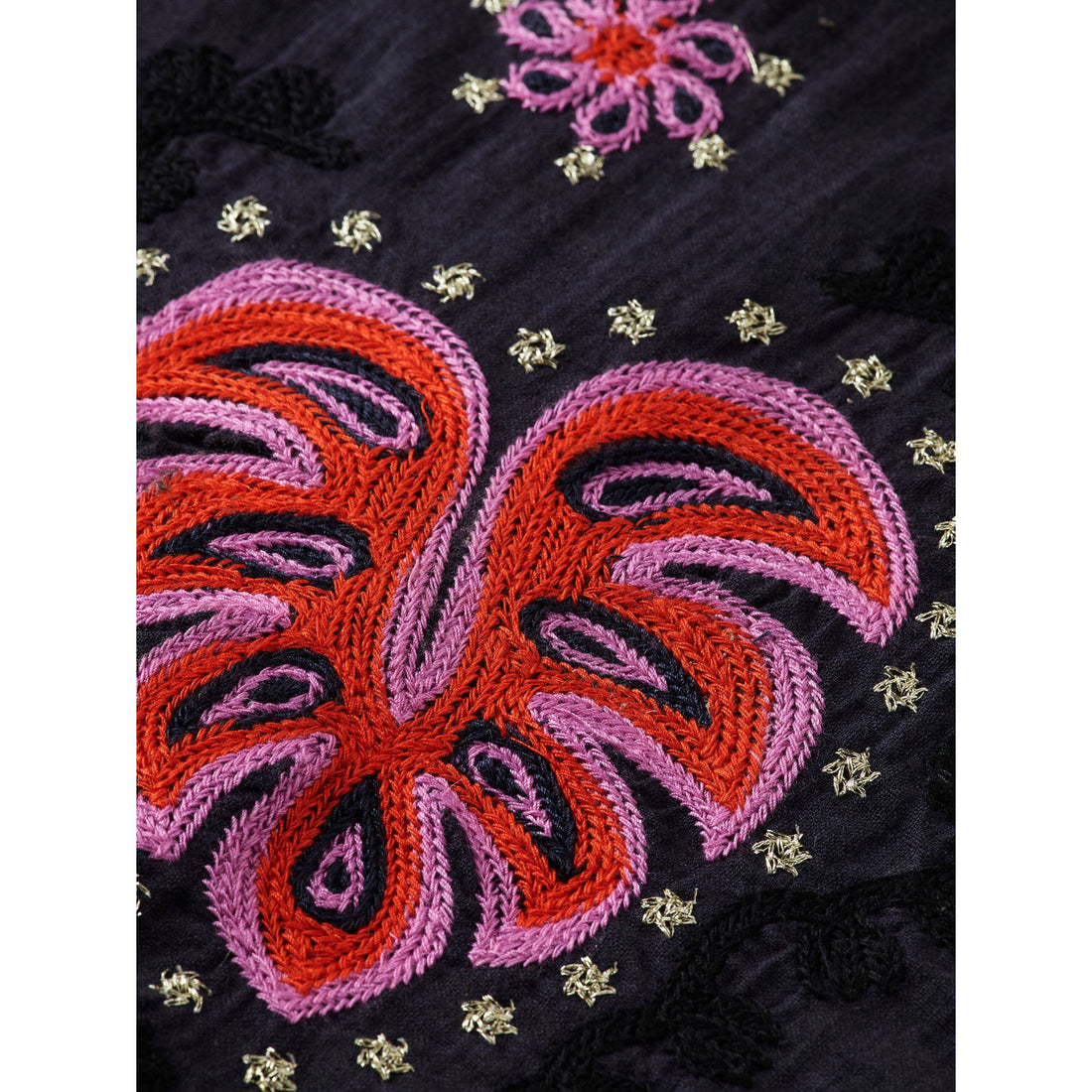 Scotch Shrunk Midnight Embroidered Mini Skirt