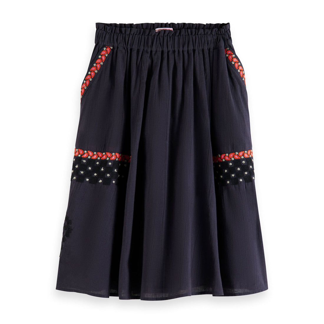 Scotch Shrunk Midnight Embroidered Mini Skirt