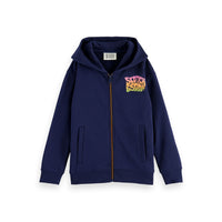 Scotch Shrunk Night Relaxed Fit Zip Hoodie