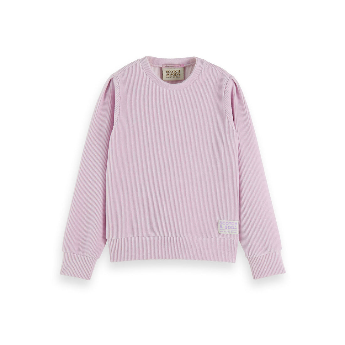 Scotch Shrunk Pink Disco Corduroy Sweatshirt