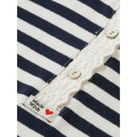 Scotch Shrunk Marine Striped Wave Placket  T-Shirt