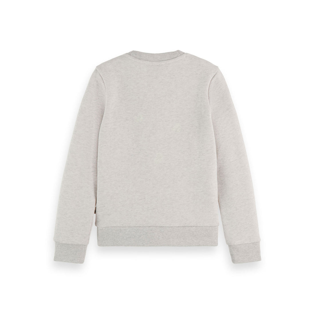 Scotch Shrunk Grey Melange Artwork Sweatshirt