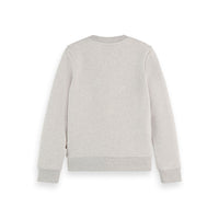 Scotch Shrunk Grey Melange Artwork Sweatshirt