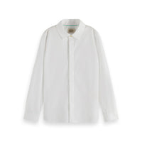 Scotch Shrunk White Slim Fit Dressed Shirt