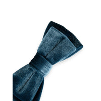 Scotch Shrunk Steel Velvet Bow Tie