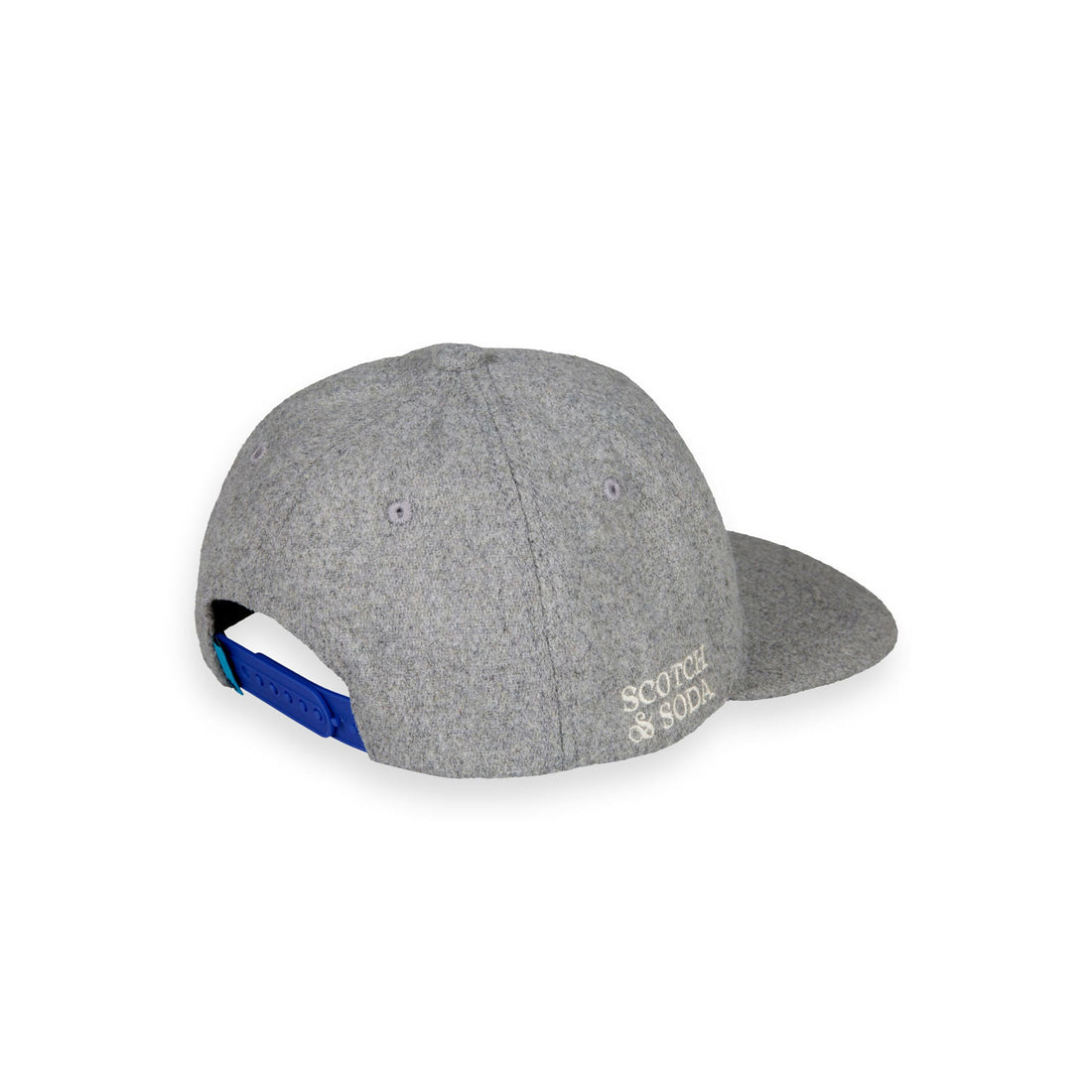 Scotch Shrunk Grey Melange Felt Cap