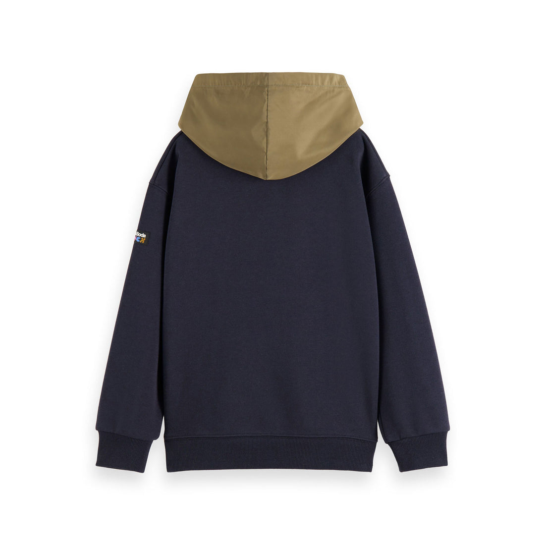 Scotch Shrunk Night Nylon Contrast Hoodie