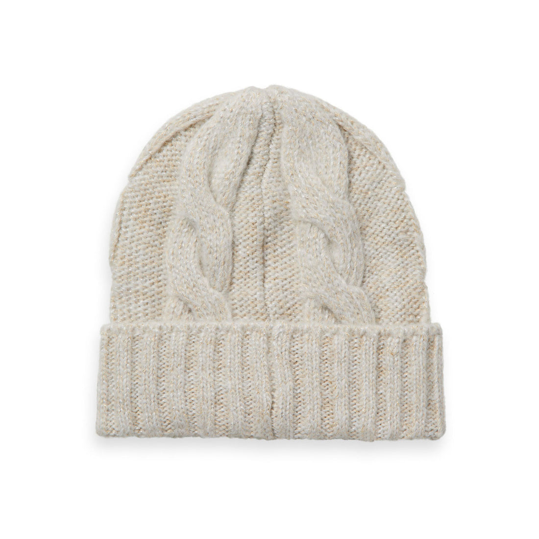 Scotch Shrunk Ecru Metallic Beanie