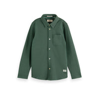 Scotch Shrunk Forest Green Pique Shirt