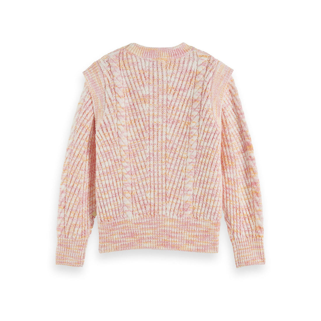 Scotch Shrunk Pink Disco Shoulder Detail Pullover