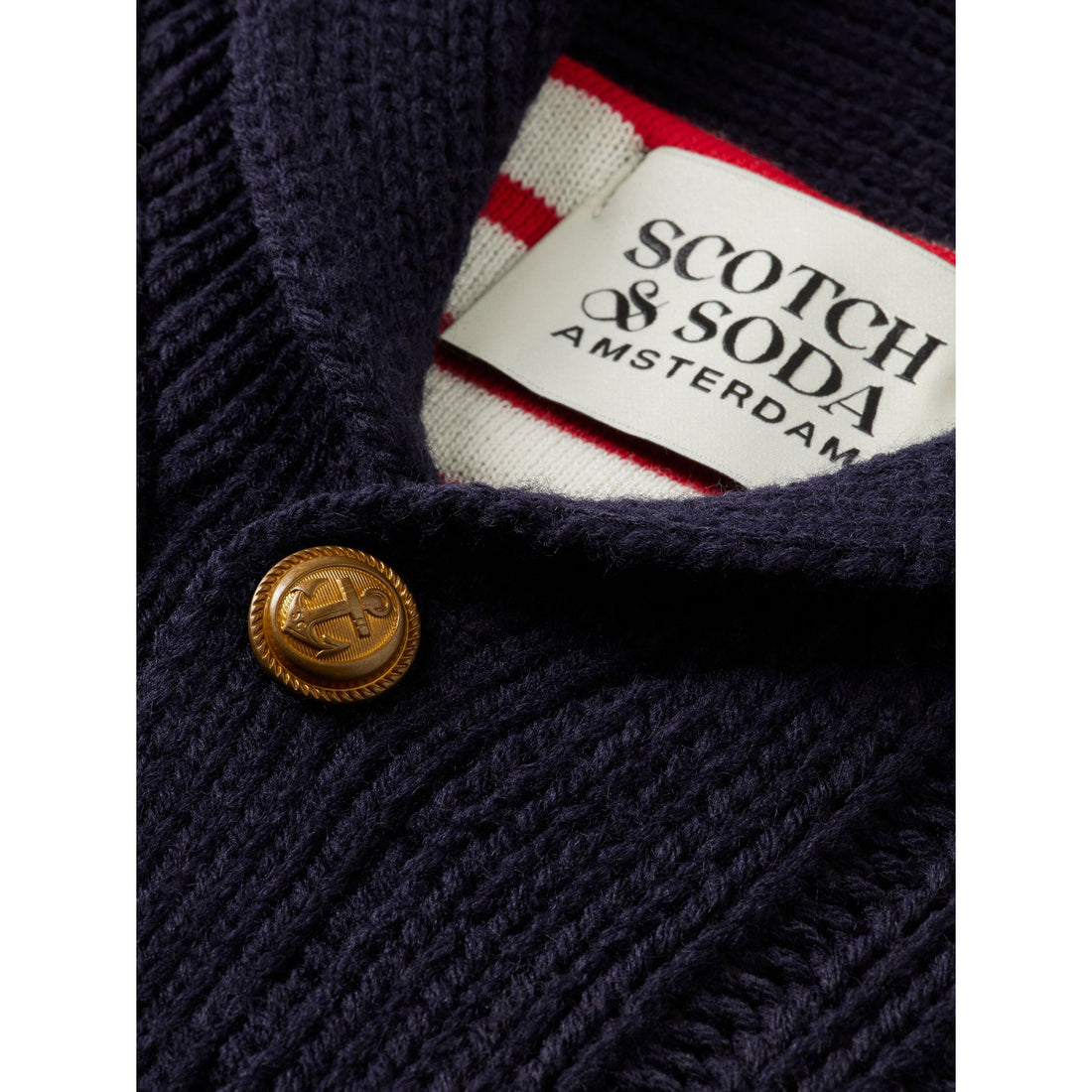 Scotch Shrunk Night Cable Knit Cardigan