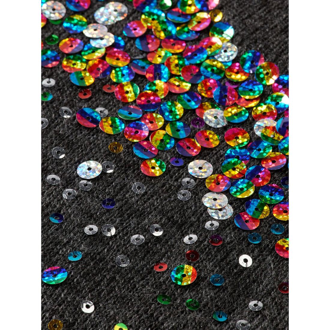 Scotch Shrunk Grey Melange Sequin Pullover