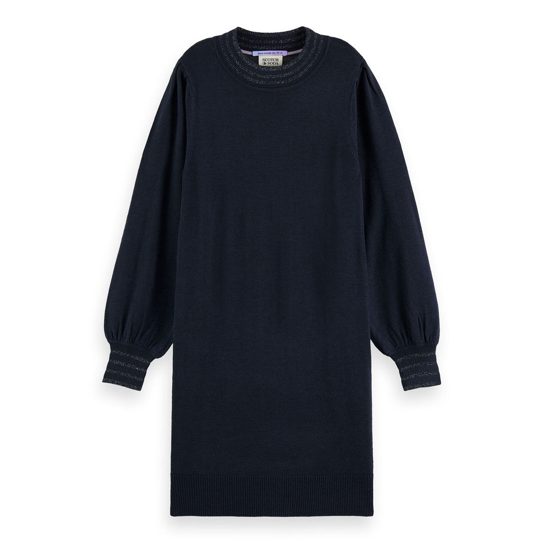 Scotch Shrunk Night Fitted Knit Dress
