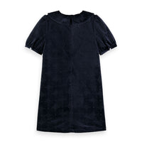 Scotch Shrunk Midnight Velvet Broiderie Anglaise Dress