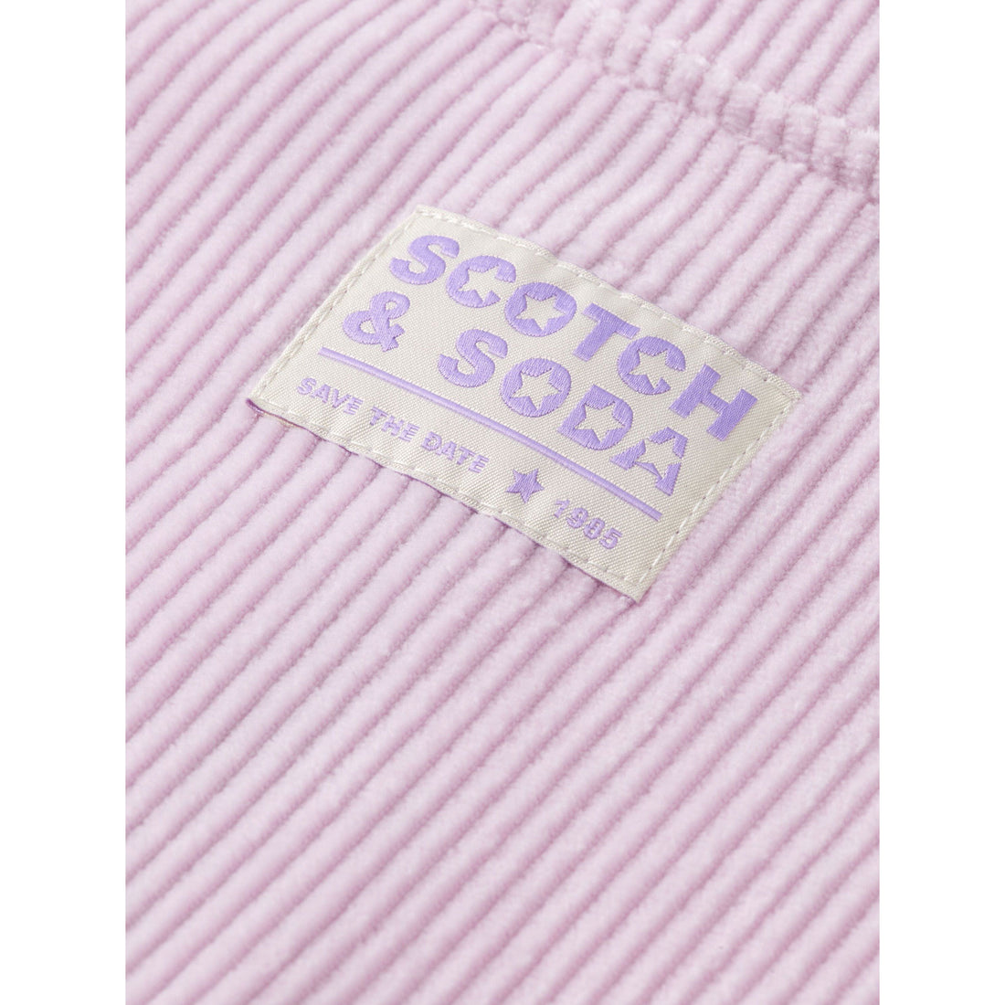 Scotch Shrunk Pink Disoc Corduroy Sweat Dress
