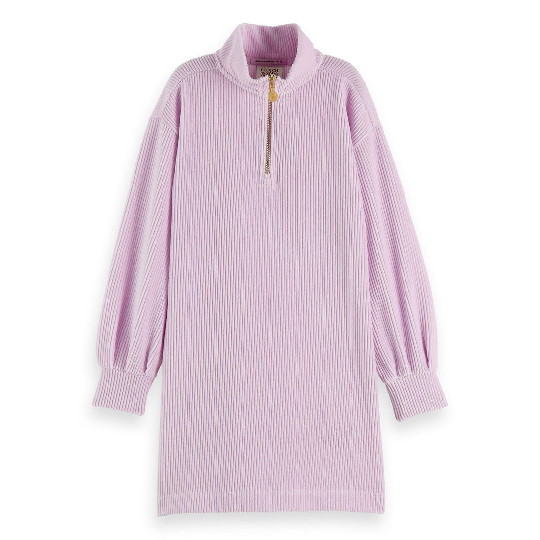 Scotch Shrunk Pink Disoc Corduroy Sweat Dress