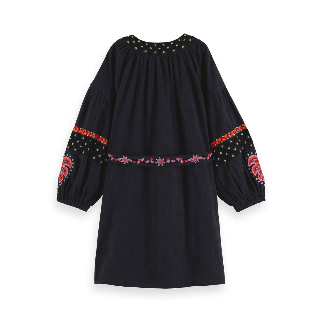 Scotch Shrunk Midnight Embroidered Dress
