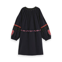 Scotch Shrunk Midnight Embroidered Dress