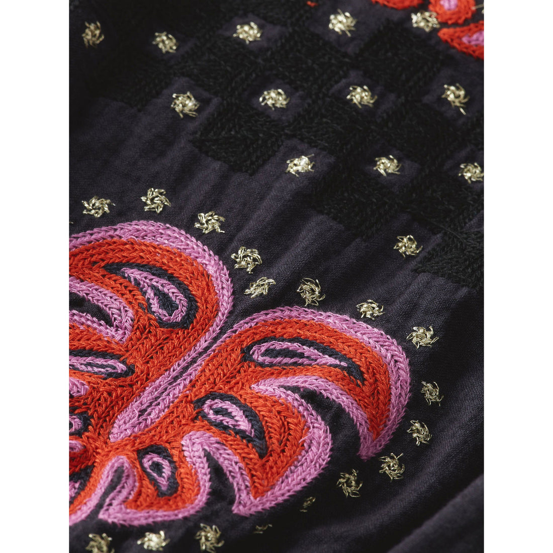 Scotch Shrunk Midnight Embroidered Dress