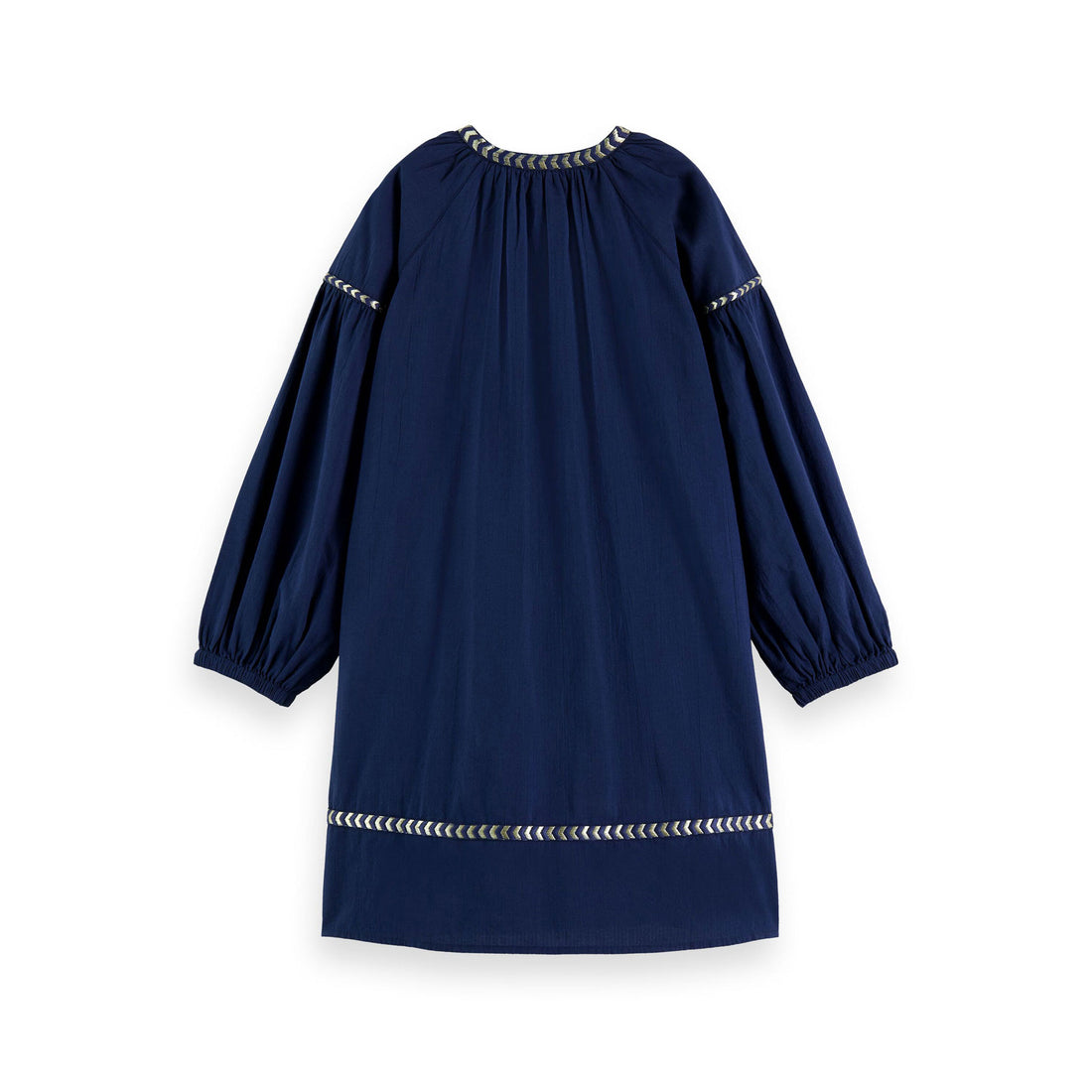 Scotch Shrunk Night Glitter Embroidery Detail Dress