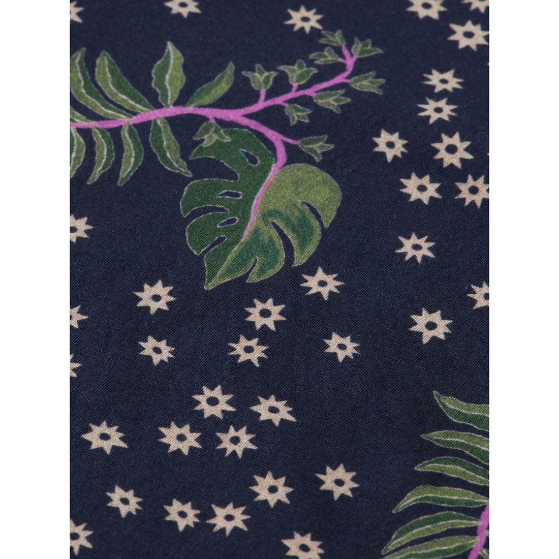 Scotch Shrunk Night Leaf High Neck Fitted T-Shirt