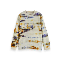 Scotch Shrunk Off White Ice Tie Dye Sweatshirt