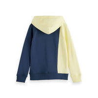Scotch Shrunk Storm Blue Colourblock Hoodie