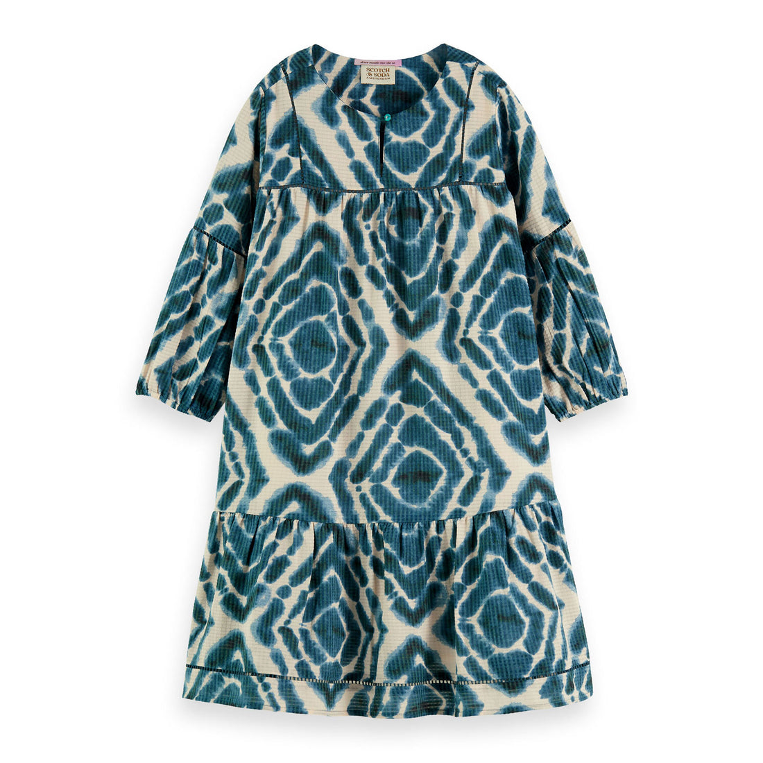 Scotch Shrunk Bottle Green Printed Midi Dress – Ladida