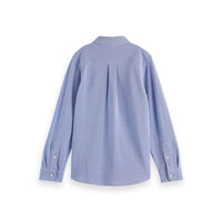 Scotch Shrunk Bluebell Pique Shirt