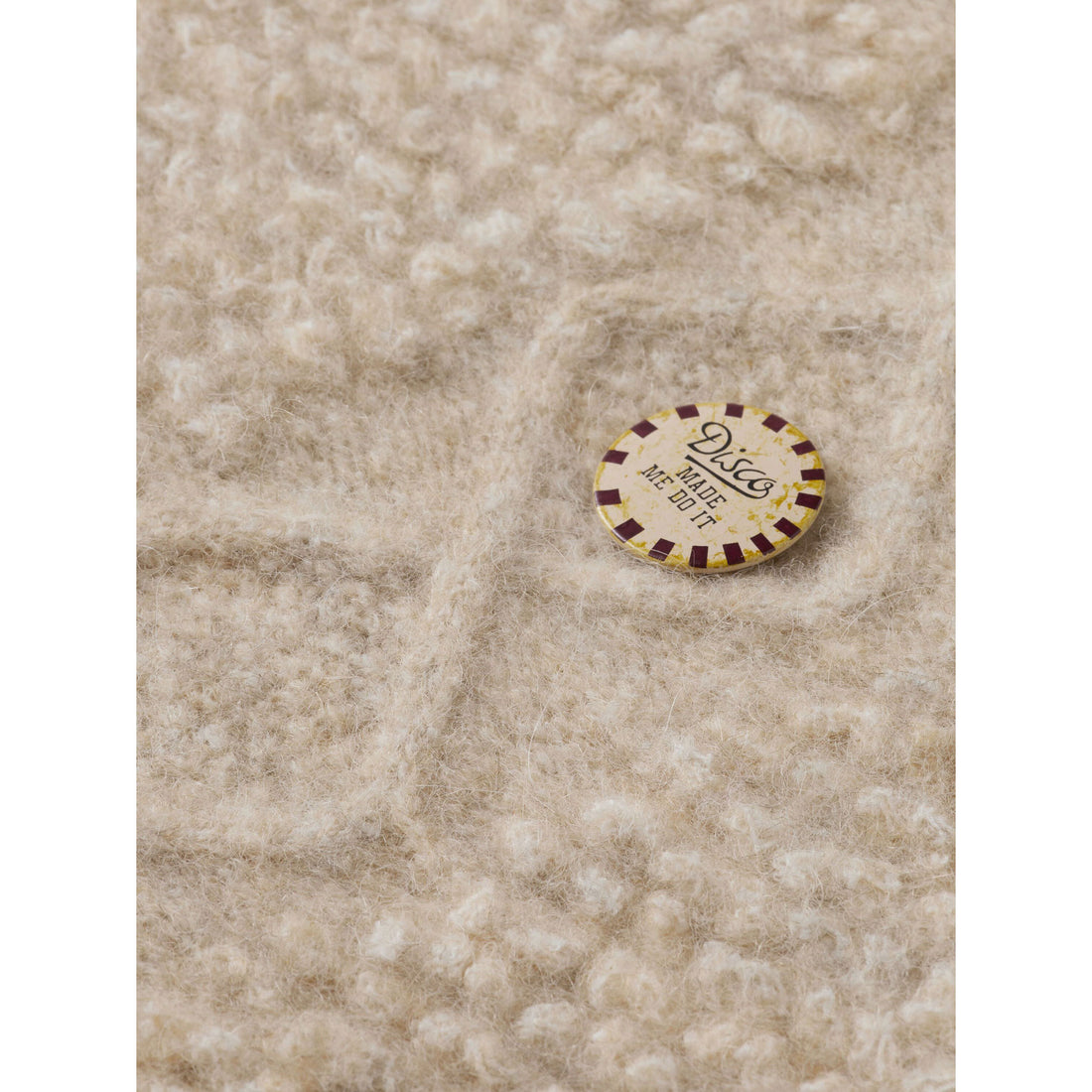Scotch Shrunk Ecru Melange Cable Knit Pullover