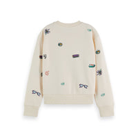 Scotch Shrunk Festival Embroidery Sweatshirt