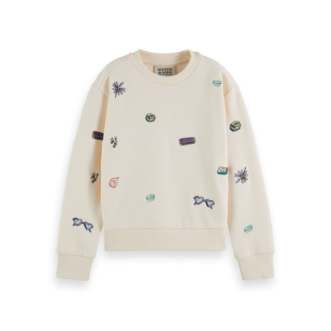 Scotch Shrunk Festival Embroidery Sweatshirt