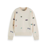 Scotch Shrunk Festival Embroidery Sweatshirt