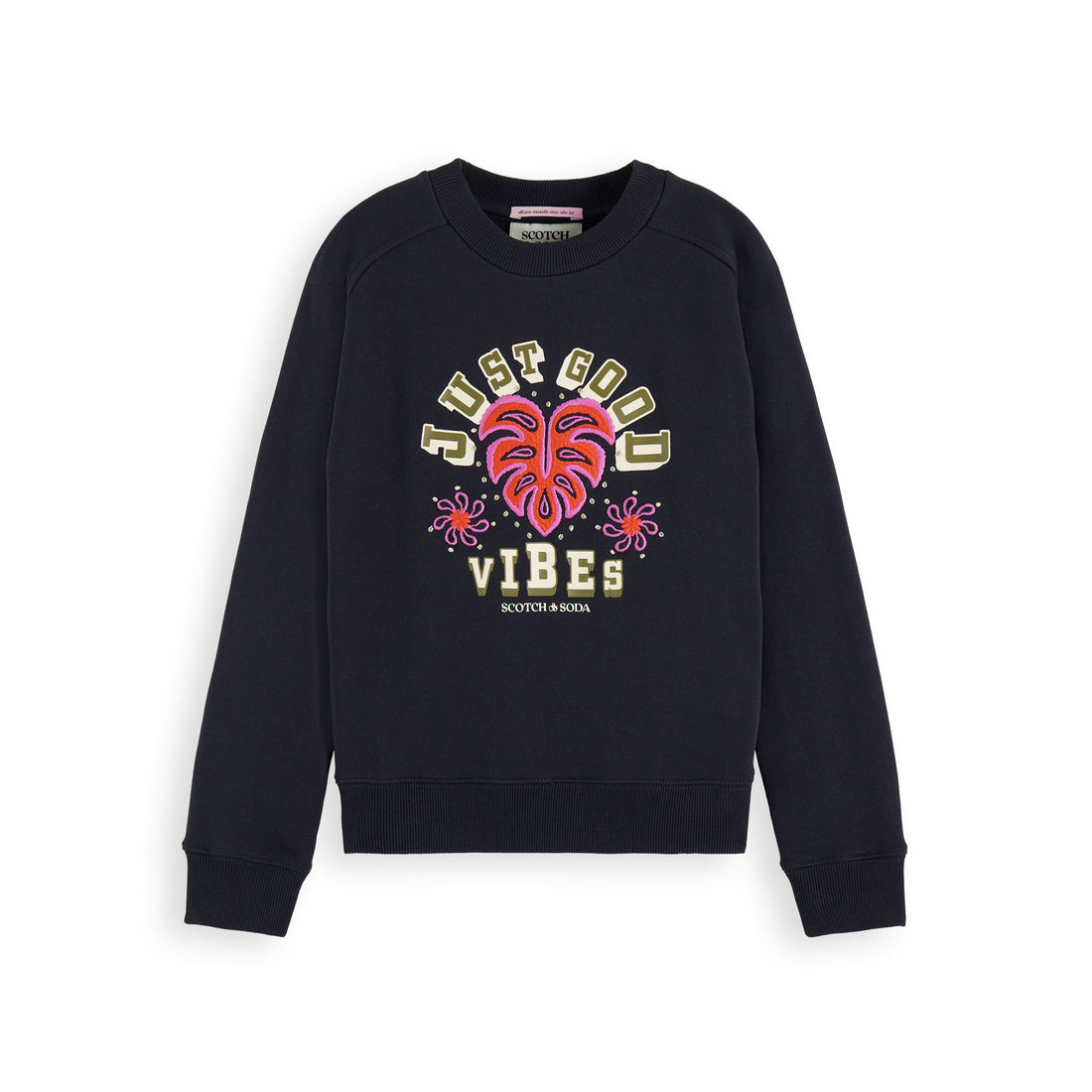 Scotch Shrunk Night Relaxed Fit Arwork Sweatshirt