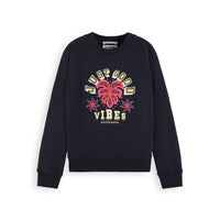 Scotch Shrunk Night Relaxed Fit Arwork Sweatshirt