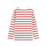 Scotch Shrunk Red Stripe Yarn Dyed T-Shirt