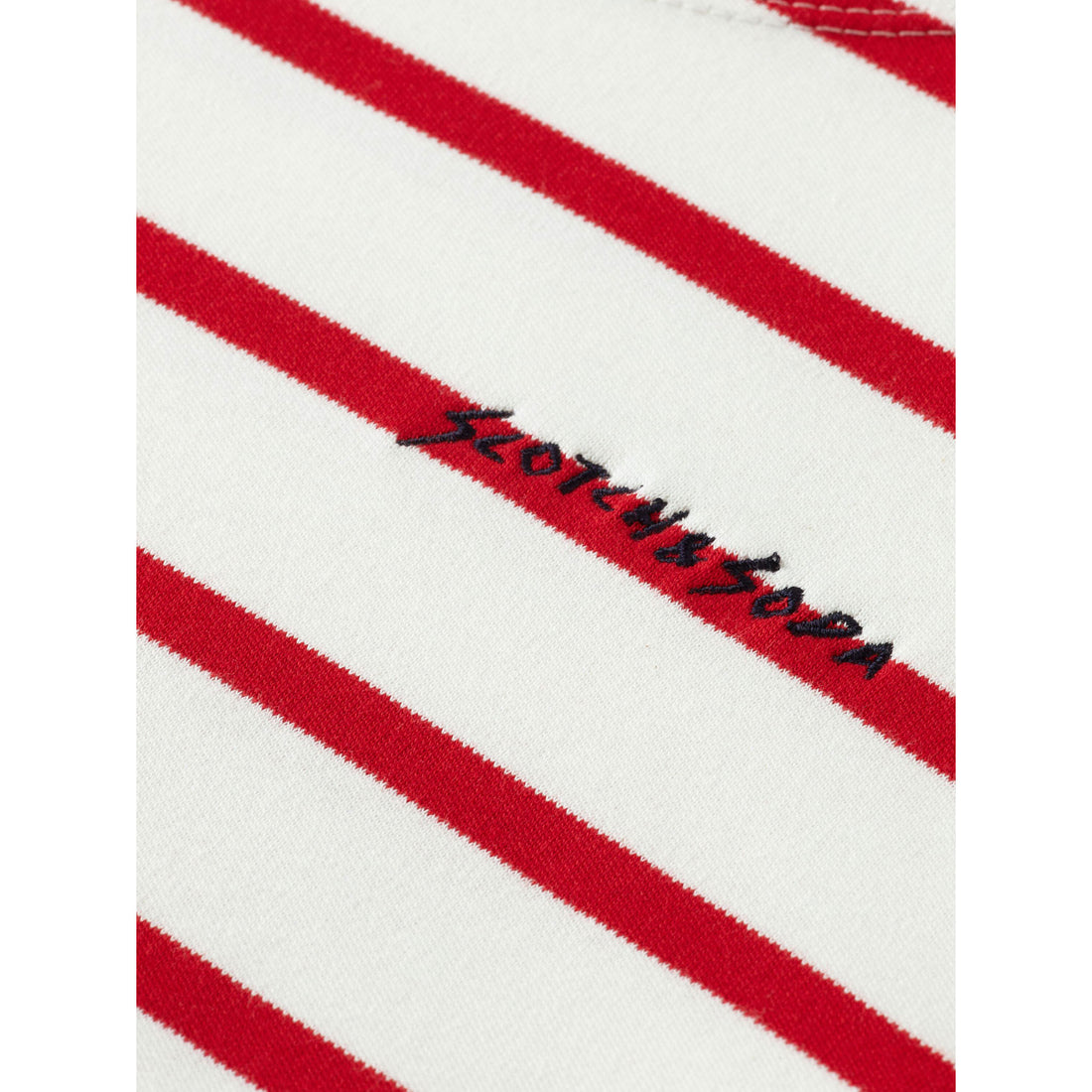 Scotch Shrunk Red Stripe Yarn Dyed T-Shirt
