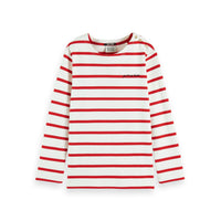 Scotch Shrunk Red Stripe Yarn Dyed T-Shirt