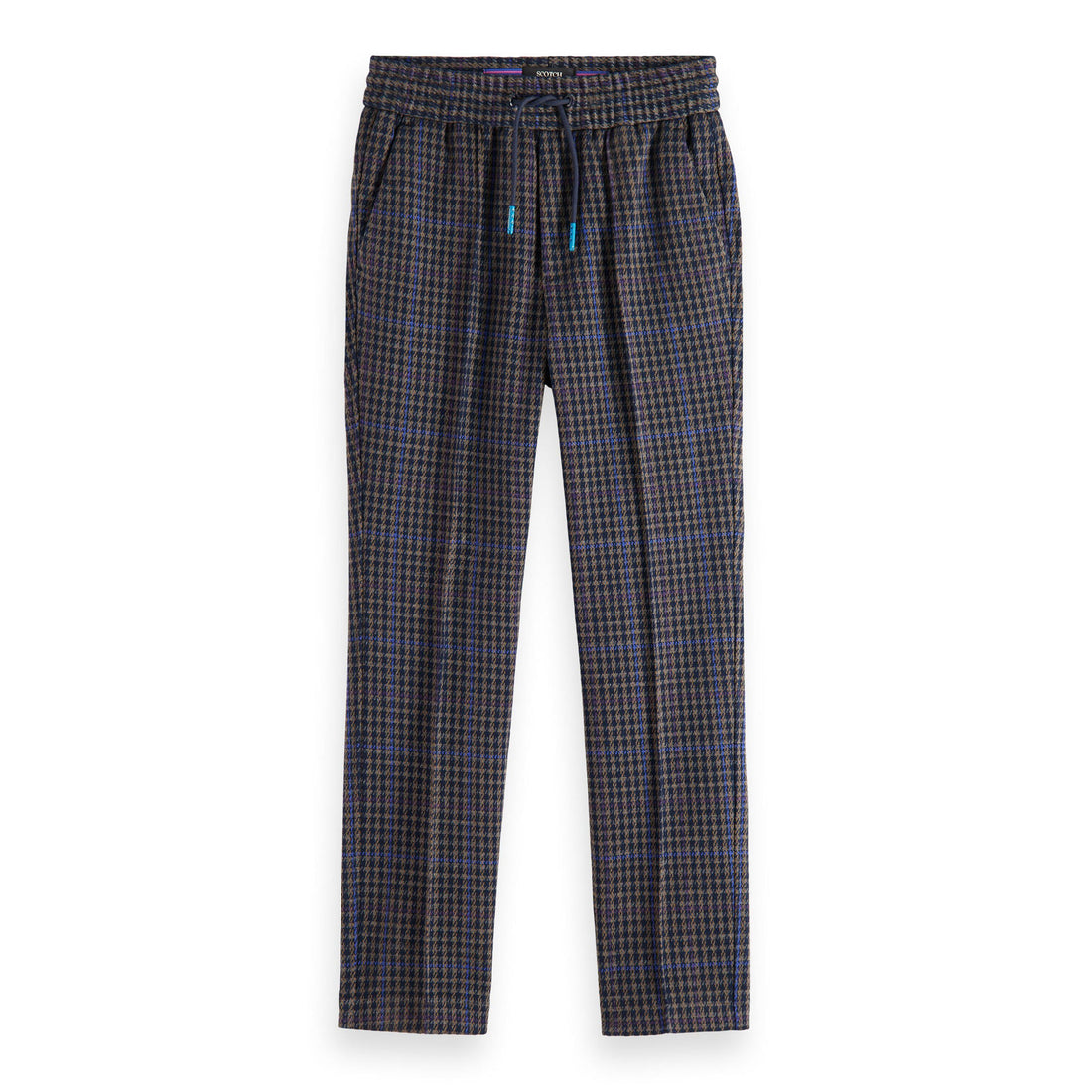 Scotch Shrunk Night Check Slim Fit Knitted Pants