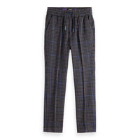 Scotch Shrunk Night Check Slim Fit Knitted Pants