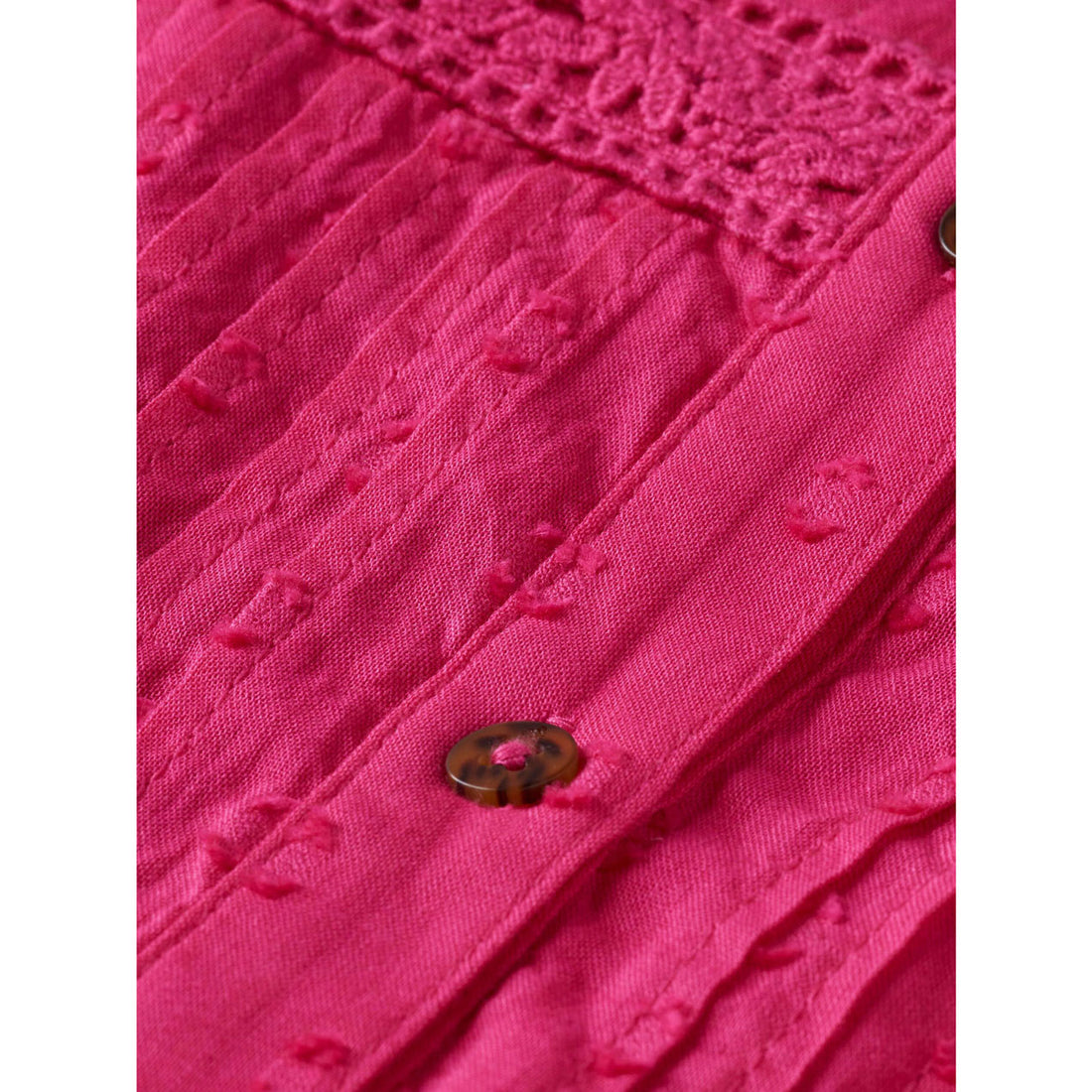 Scotch Shrunk  Fun Fushia Sleeveless Jacquard Dress